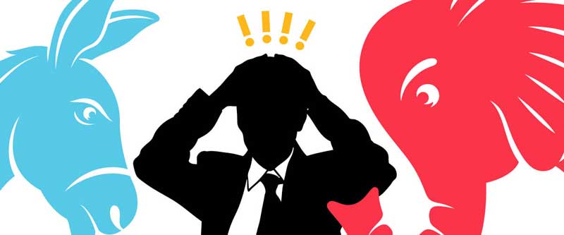 Election 2016 Stress-Related Dental Health Issues Parties
